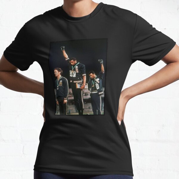 1968 Olympics Salute for Human Rights Active T-Shirt