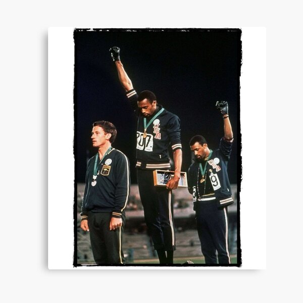 1968 Olympics Salute for Human Rights Canvas Print