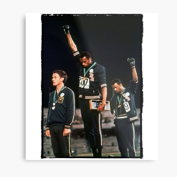 1968 Olympics Salute for Human Rights Metal Print