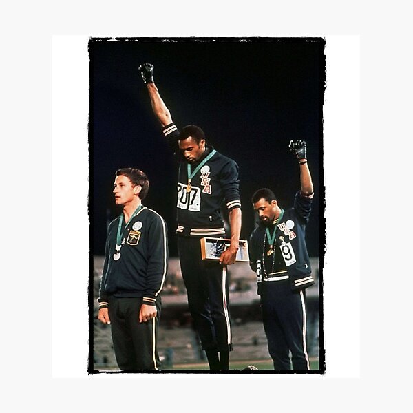 1968 Olympics Salute for Human Rights Photographic Print