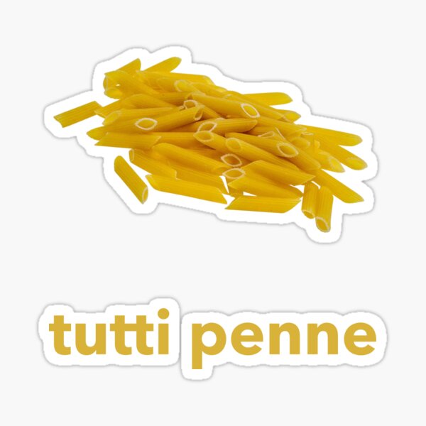Aperçu de l'œuvre Tutti Penne, Nourriture drôle, Wilow Days créée et vendue par avit1.