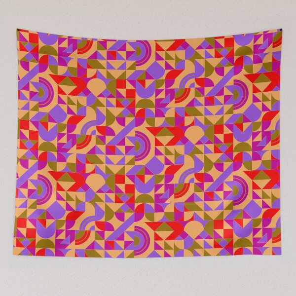 Item preview, geometric colorful patterns conceptual Art - Abstract Neo Geo graphic design designed and sold by Design Repo.