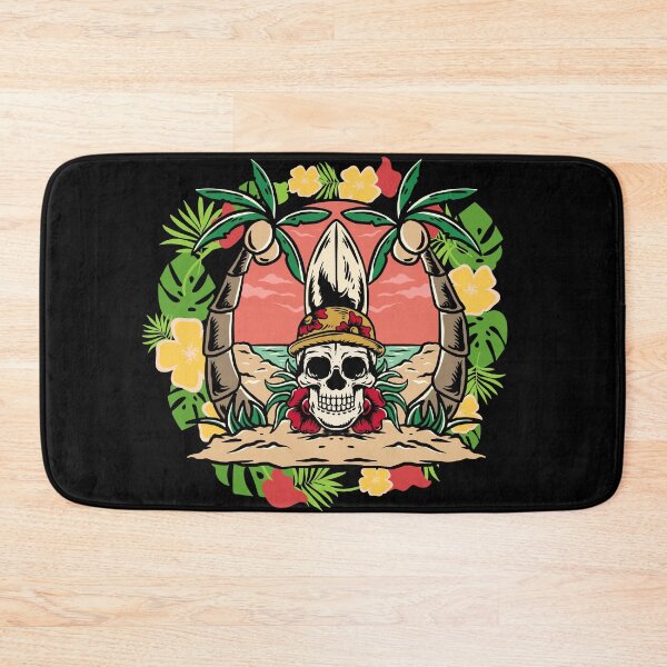 Item preview, Summer Beach Skull Vibe designed and sold by ArtOfStars.