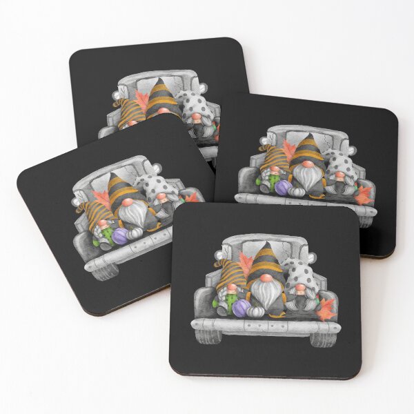 Item preview, Cute Halloween Gnomes back Of the Truck designed and sold by Trinket-Trickster.