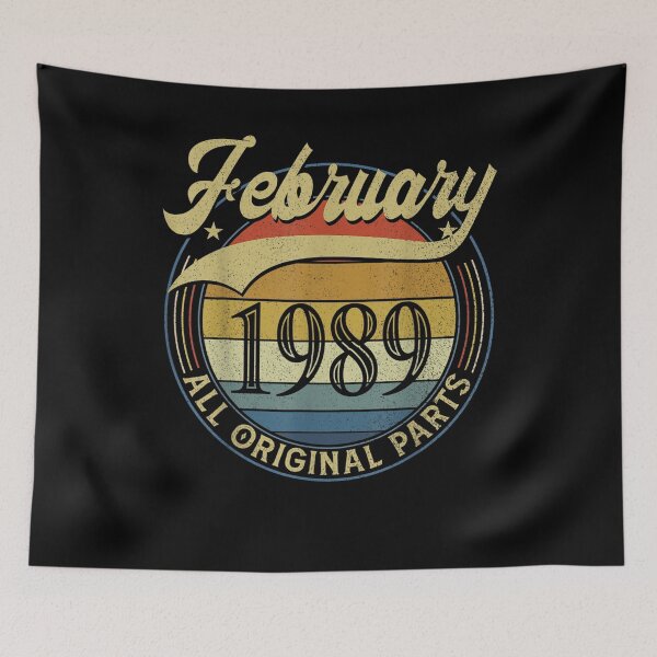 Item preview, February 1989 All Original Parts Vintage Birthday Gift Idea  designed and sold by scirarmav.