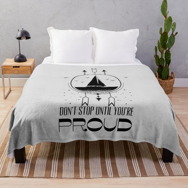 Item preview, DON'T STOP UNTIL YOU'RE PROUD GREAT DESIGN FOR YOU designed and sold by Ndli.