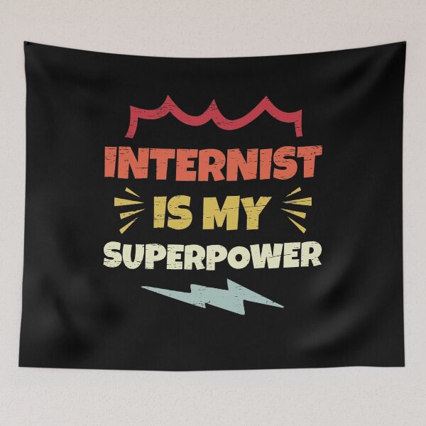 Item preview, Internist Is My Superpower Internal Medicine designed and sold by Motiv-Creator.