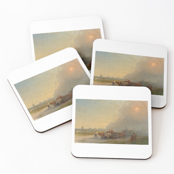 Item preview, Ox-Carts In The Ukrainian Steppe- Ivan Konstantinovich Aivazovsky  designed and sold by TeeARTHY.