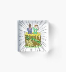 Psych You Out Cake Acrylic Block