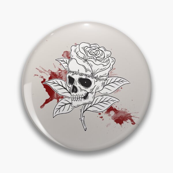 Item preview, Bleeding Flower Skull  designed and sold by ArtOfStars.