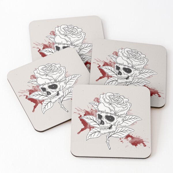 Item preview, Bleeding Flower Skull  designed and sold by ArtOfStars.