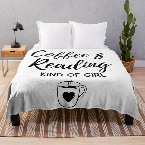 Item preview, Coffee & reading kind of girl designed and sold by TheGreenGoat.