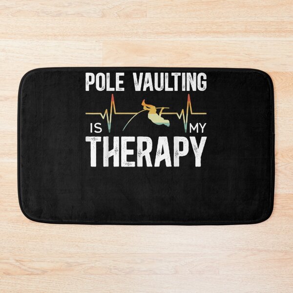 Item preview, Pole Vaulting Is My Therapy Pole Vaulter Pole Vault  designed and sold by scirarmav.