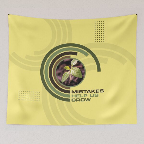 Item preview, Mistakes Help Us Grow designed and sold by Pratik Dodiya.