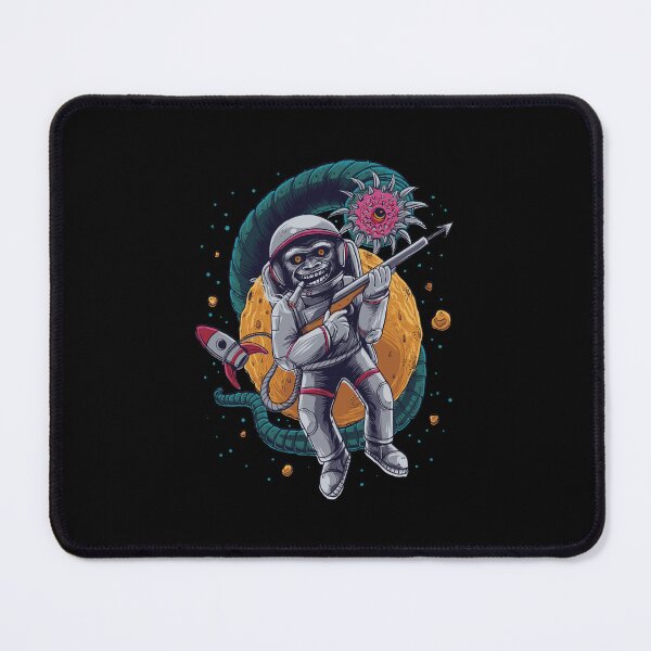 Item preview, Smoking Astronaut killing Monsters designed and sold by Pixelish.
