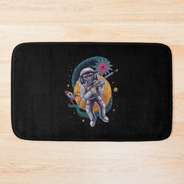 Item preview, Smoking Astronaut killing Monsters designed and sold by Pixelish.