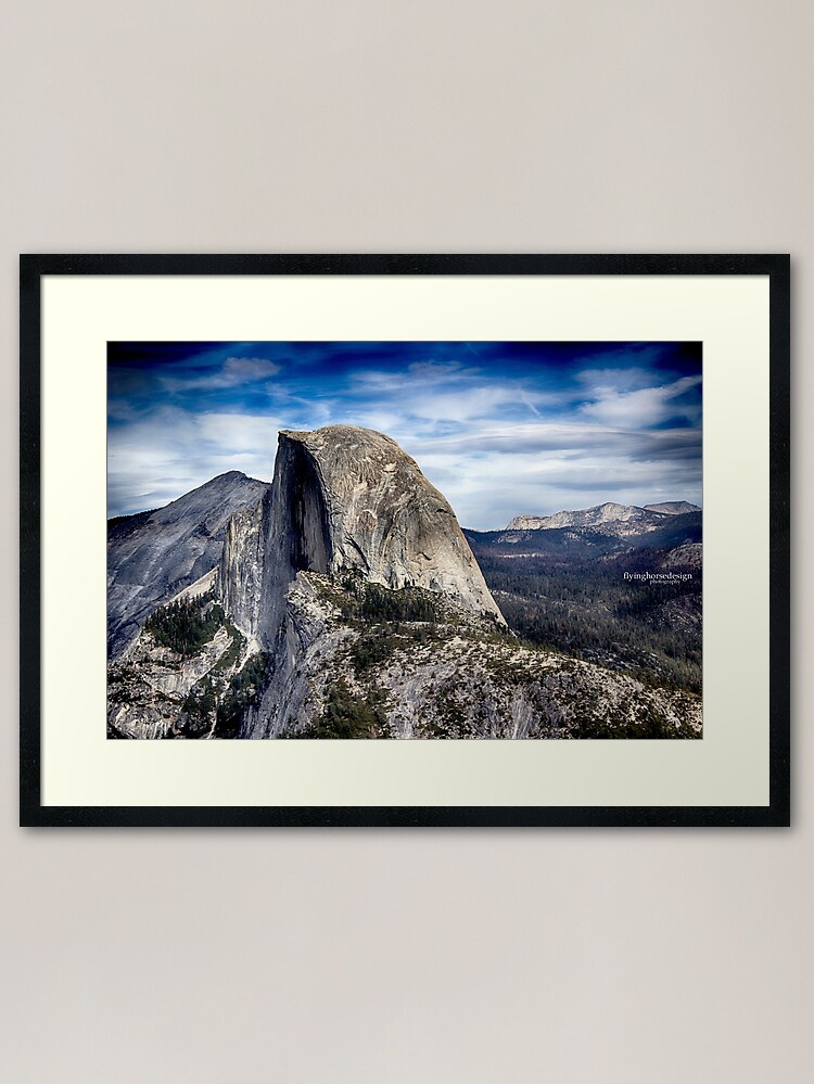 Alternate view of Halfdome - Fall Framed Art Print