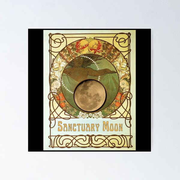 Item preview, Murderbot Diaries The Rise and Fall of Sanctuary Moon Fan Art Mucha designed and sold by jutulen.
