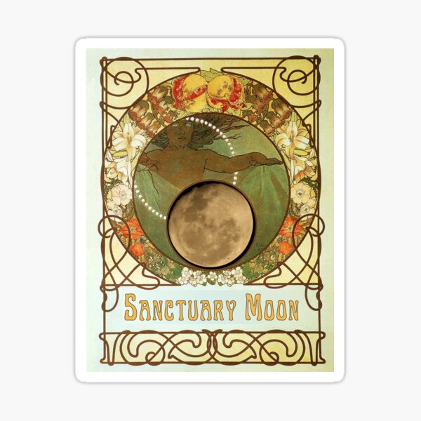 Item preview, Murderbot Diaries The Rise and Fall of Sanctuary Moon Fan Art Mucha designed and sold by jutulen.