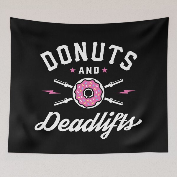 Item preview, Donuts And Deadlifts designed and sold by Brogress Project.