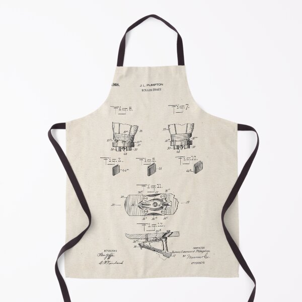 Item preview, PATENT DRAWING / 1908 - Roller Skate 3 designed and sold by danielcoulmann.