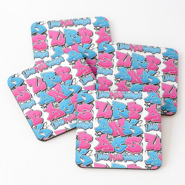 Item preview, Urban Kaos - Graffiti - GraffStacks - Pink designed and sold by urbankaos.