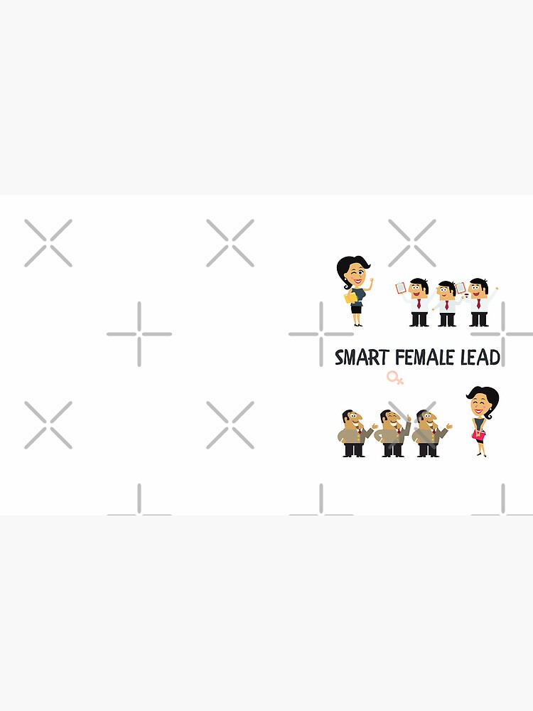 "Smart female lead Female Boss Funny meme " Coffee Mug for Sale by