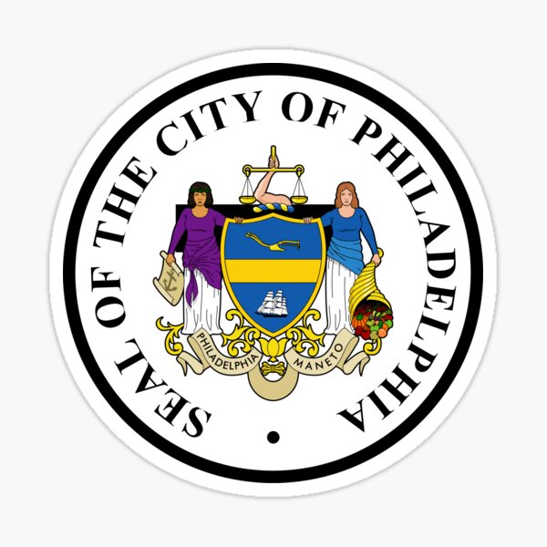 City of brotherly love: Jersey City USA' Sticker