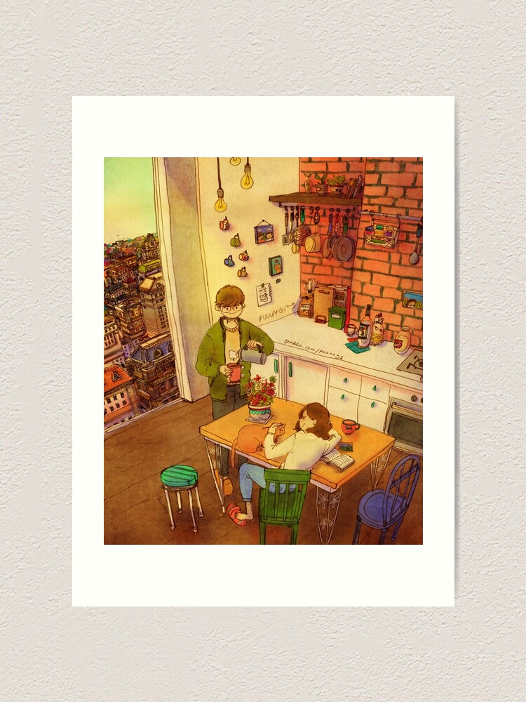 Alternate view of A drowsy morning Art Print