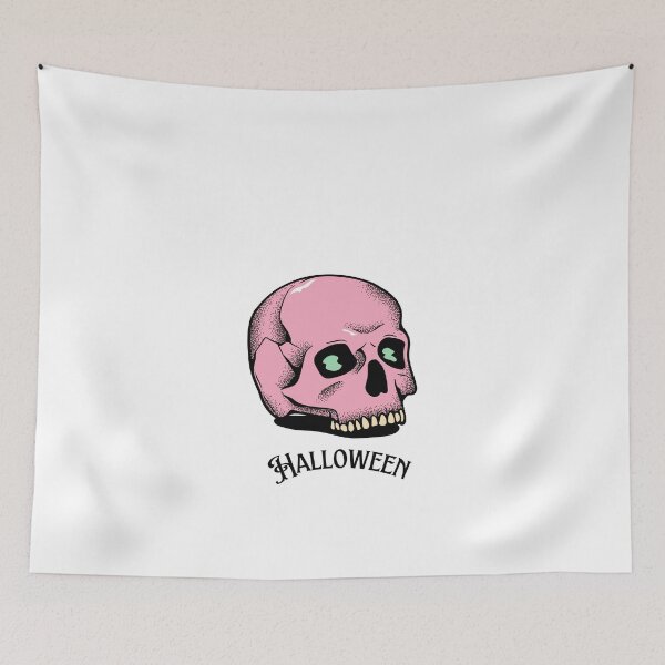Item preview, Halloween Pink Skull Gothic Lettering Scary Design designed and sold by WBP Mart.