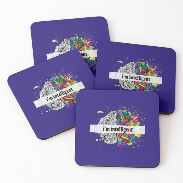 Item preview, i'm intelligent -unique design- brain designed and sold by karima-eldeeb.