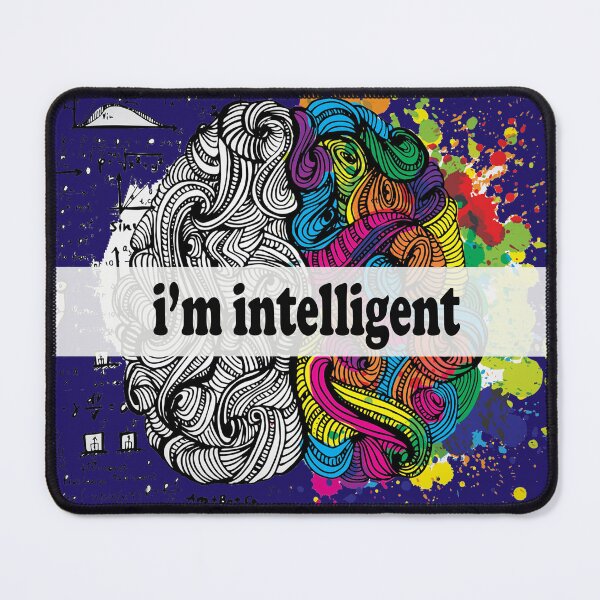 Item preview, i'm intelligent -unique design- brain designed and sold by karima-eldeeb.