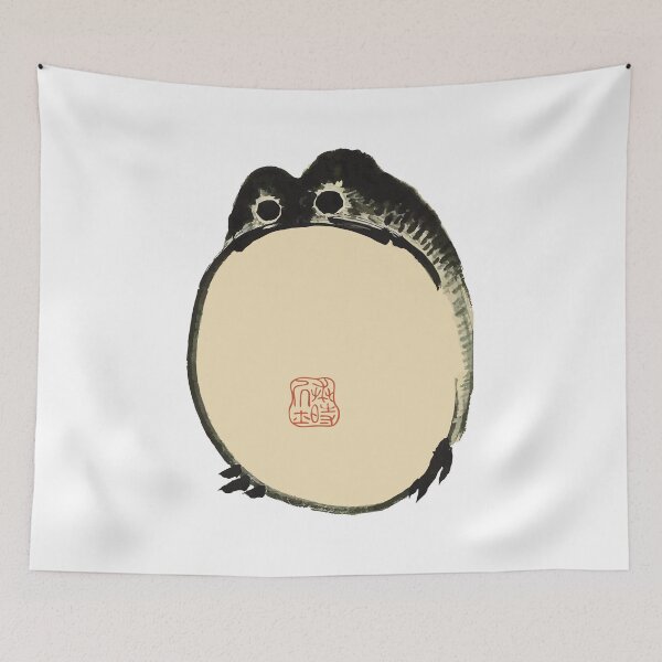 Item preview, Matsumoto Hoji Grumpy frog toad designed and sold by goatboyjr.