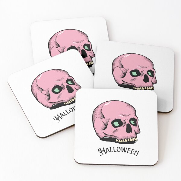 Item preview, Halloween Pink Skull Gothic Lettering Scary Design designed and sold by WBP Mart.