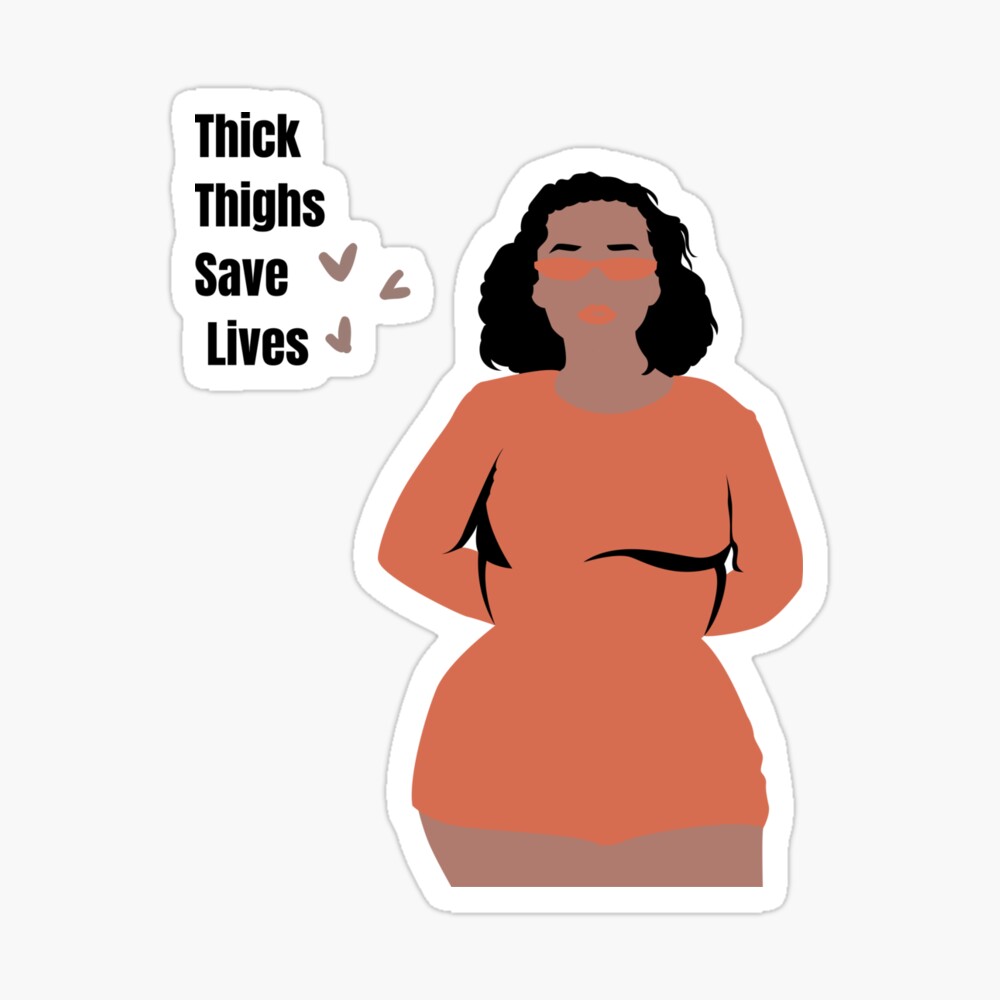 Thick Thighs Save Lives Leggings for Sale by kjanedesigns