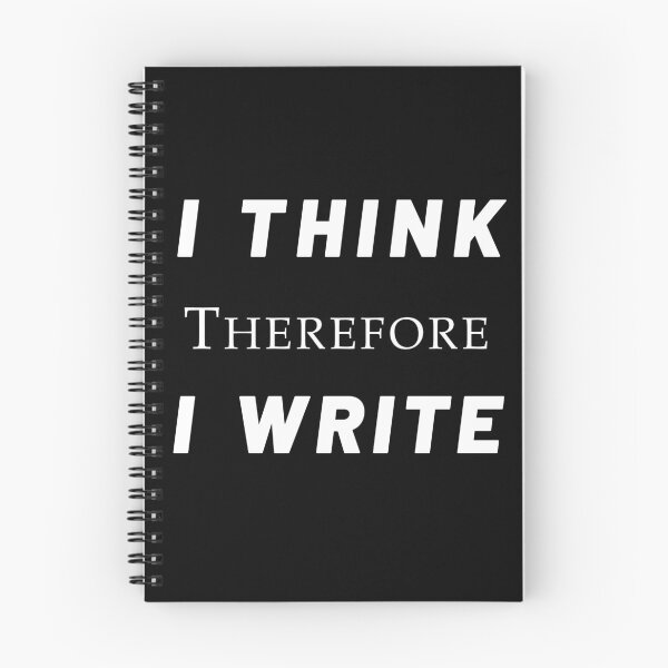 Item preview, I Think Therefore I Write designed and sold by Grepthor.
