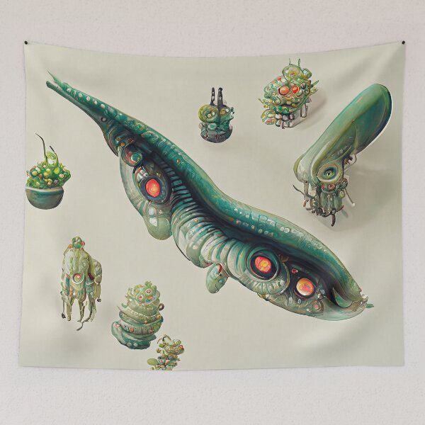 Item preview, Alien Life Sketch designed and sold by 2Piglets.