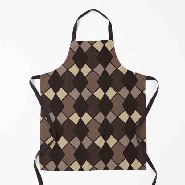 Item preview, Warm Toned Brown Geometric Pattern designed and sold by PinniPetal.