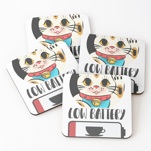 Item preview, Low Battery Cat designed and sold by TutuTees.