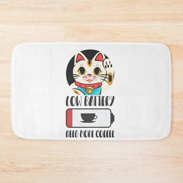 Item preview, Low Battery Cat designed and sold by TutuTees.