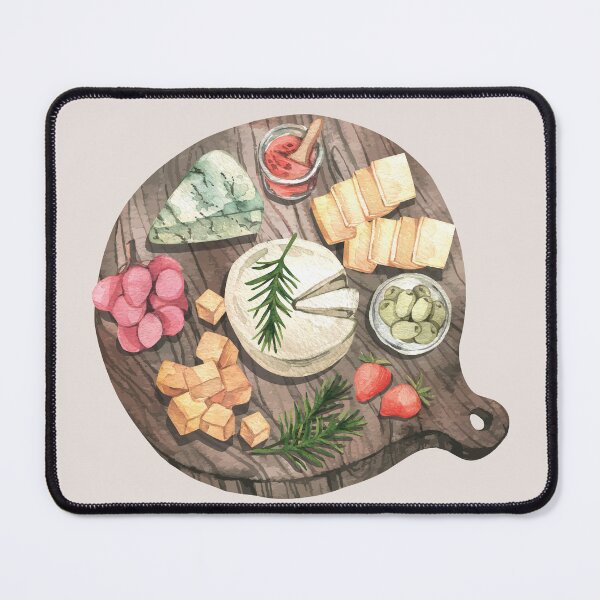 Item preview, Round Assorted Cheese and Fruits Board designed and sold by Alicia Chee.