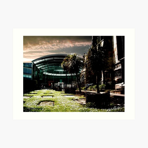 Norwich Forum & St Peter Mancroft Church Art Print