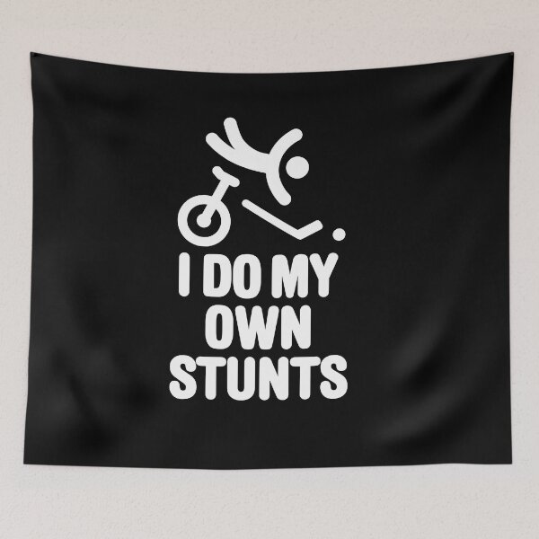 Item preview, I do my own stunts unicycle hockey unicycling designed and sold by LaundryFactory.
