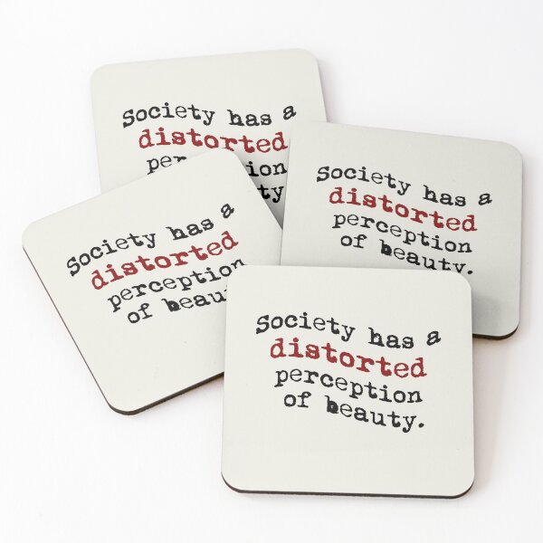 Item preview, Society Has Distorted Perception Of Beauty. Social Critique designed and sold by Rebel-Design.