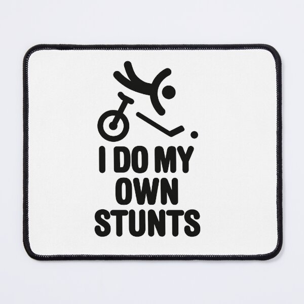 Item preview, Funny unicycle hockey player, I do my own stunts designed and sold by LaundryFactory.