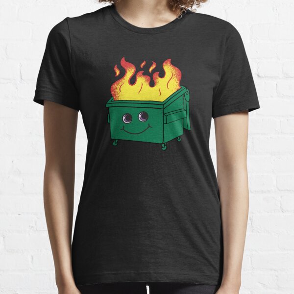 Item preview, Dumpster Fire Happy Face Smile Face Everything Is Fine Gear designed and sold by DynamicDesign.
