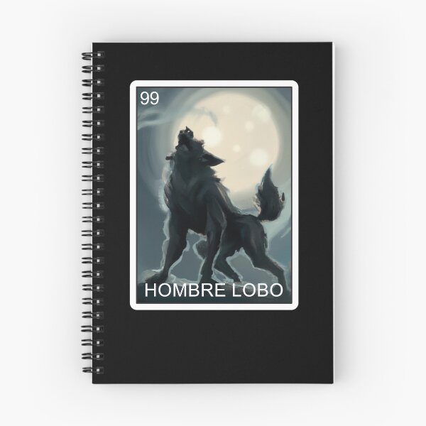 Item preview, Hombre Lobo Werewolf Card Mexican Lottery Hombre Lobo Gear designed and sold by DynamicDesign.