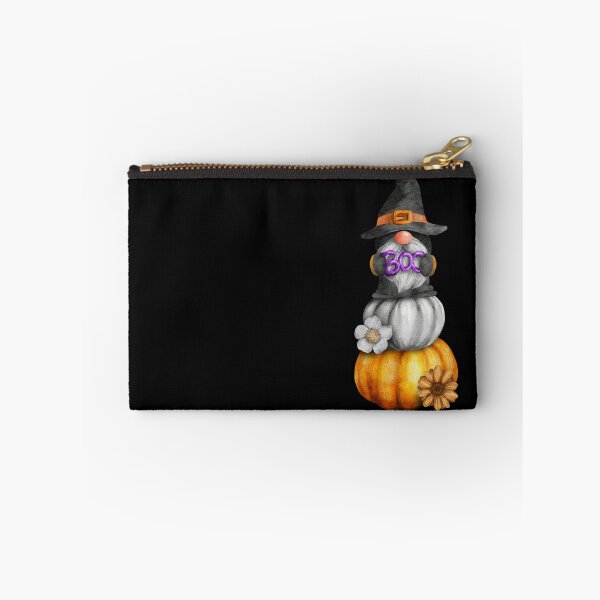 Item preview, BOO Cute Halloween Gnome on Top of Pumpkins designed and sold by Trinket-Trickster.