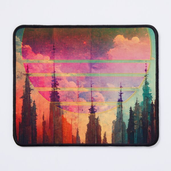 Item preview, Retrofuturistic Sunset designed and sold by Art Dila Studio.