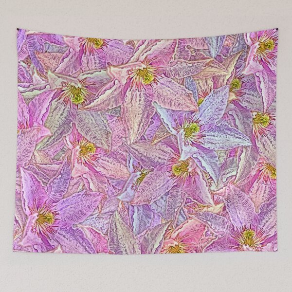 Item preview, Star flowers vintage look - floral designed and sold by MarionsArt.